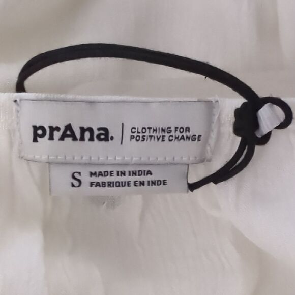 NWT Prana Sophisticated White Jumpsuit with Wide-Leg Silhouette - Picture 6 of 8